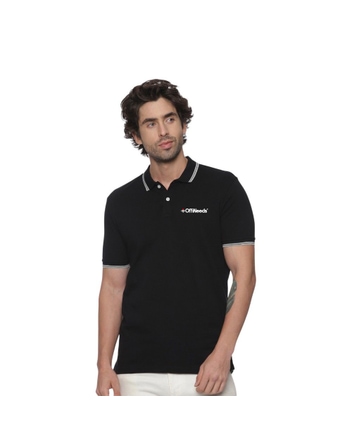 Allen Solly Polo T-shirt Men- Black